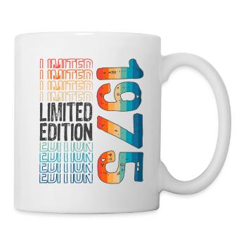 Edition limitée depuis 1975 Anniversaire Millésime 1975 - Mug blanc - blanc - Droite