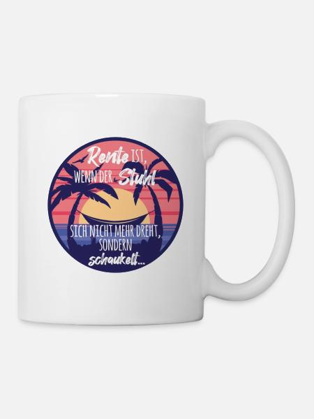 Retirement is when the chair stops turning - Mug - white