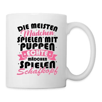 Real Girls Playing Sheep Head Sheep Heads - Mug - white - Right