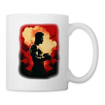 Boxe - Mug blanc - blanc - Droite