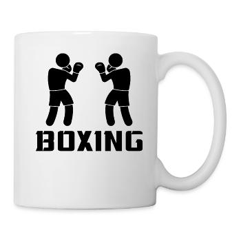 Boxe - Mug blanc - blanc - Droite