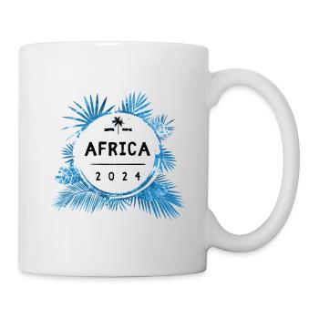 Afrika 2024 Bunt - Tasse - Weiß - Rechts