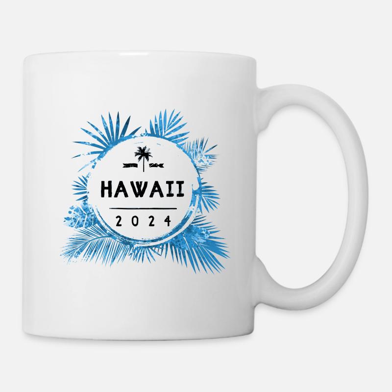 Hawaii 2024 Bunt - Tasse - Weiß