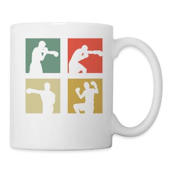 Boxe - Mug blanc - blanc - Droite