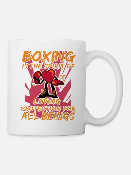 Boxe - Mug blanc - blanc