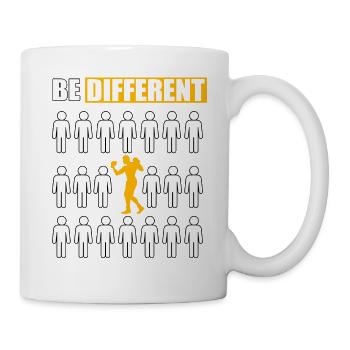 Boxen anders sein - Tasse - Weiß - Rechts