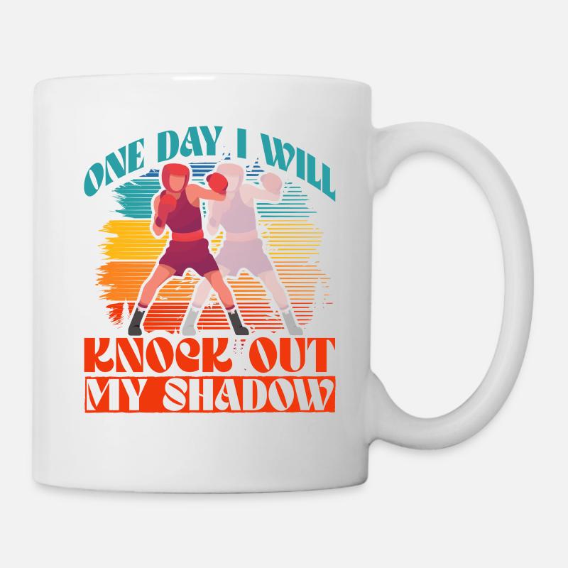 Un jour, j’assommerai mon Ombre - Mug blanc - blanc