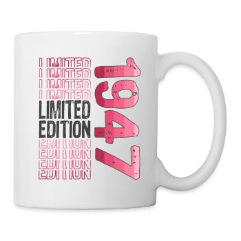 Limited Edition Since 1947 Birthday Vintage 1947 - Mug - white - Right