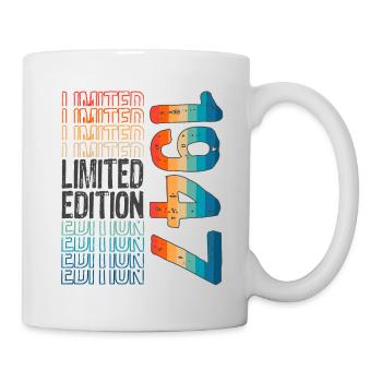 Limited Edition Since 1947 Birthday Vintage 1947 - Mug - white - Right