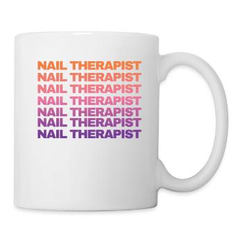 Nail Therapist Funny Nail Art Nail Tech - Mug - white - Right