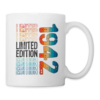 Limited Edition seit 1942 Geburtstag Vintage 1942 - Tasse - Weiß - Rechts