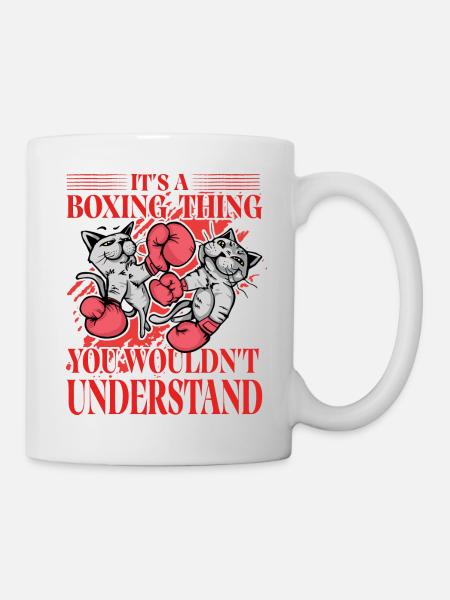 C’est un truc de boxe que vous ne comprendriez pas - Mug blanc - blanc