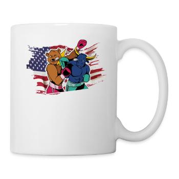 Boxen USA - Tasse - Weiß - Rechts