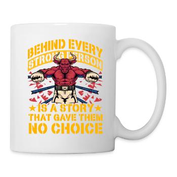 Boxzitat Stolzer Spruch - Tasse - Weiß - Rechts