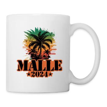 Malle 2024 Team Palms Multicolore - Mug blanc - blanc - Droite