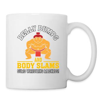 Belly Bumps and Body Slams Sumo Wrestling Madness - Mug - white - Right