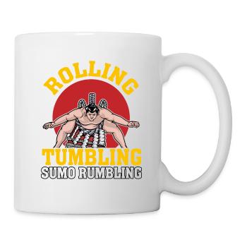 Rolling Tumbling Sumo Rumbling - Mug - white - Right