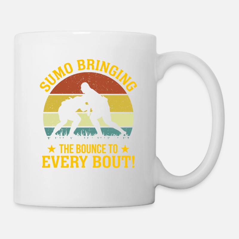 Sumo Bringing the bounce to every bout! - Mug - white