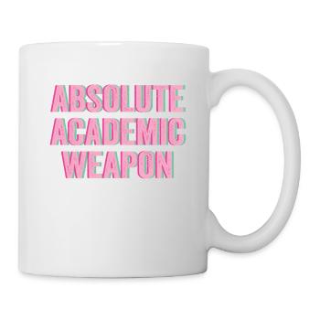 Studenten Absolute Academic Weapon - Tasse - Weiß - Rechts