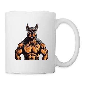 Dog Muscle Fitness - Mug - white - Right