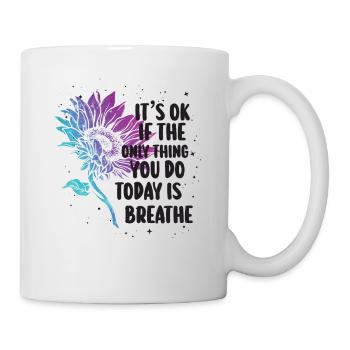 Sensibilisation à la prévention du suicide - Mug blanc - blanc - Droite