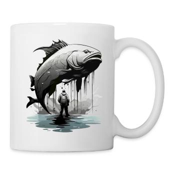 FISHING LICENSE FISHING ANGLER - Mug - white - Right