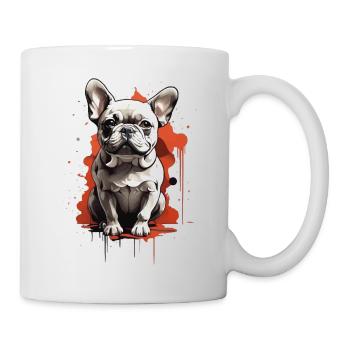 BOULEDOGUE FRANÇAIS MIGNON - Mug blanc - blanc - Droite