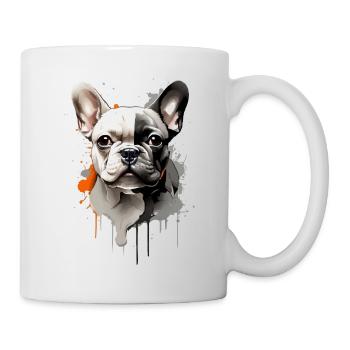 BOULEDOGUE FRANÇAIS MIGNON - Mug blanc - blanc - Droite