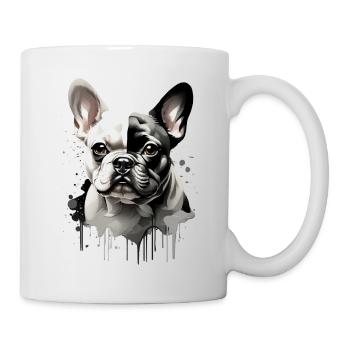 CHIEN BOULEDOGUE FRANÇAIS - Mug blanc - blanc - Droite