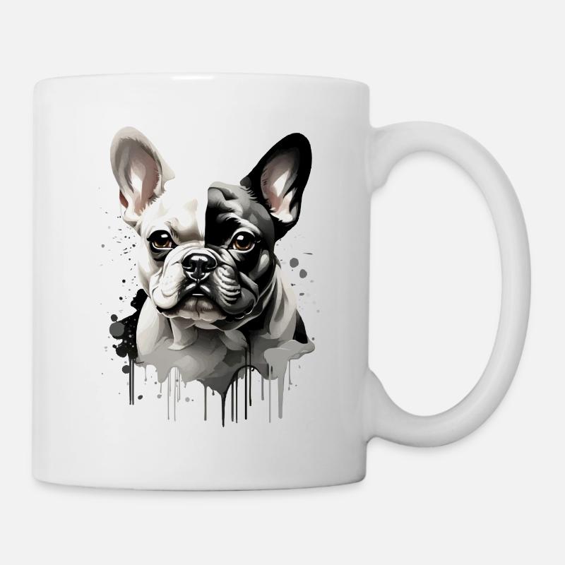 CHIEN BOULEDOGUE FRANÇAIS - Mug blanc - blanc