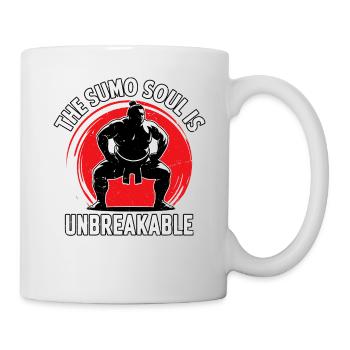 The Sumo Soul is unbreakable - Mug - white - Right