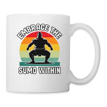 Embrace the Sumo within - Mug - white - Right