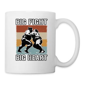 Big Fight Big Heart - Mug - white - Right