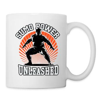 Sumo Power unleashed - Mug - white - Right