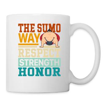 The Sumo Way Respect Strength Honor - Mug - white - Right