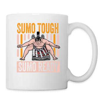 Sumo robuste Sumo prêt pour le Sumo - Mug blanc - blanc - Droite
