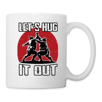 Let's hug it out Sumo - Mug - white - Right