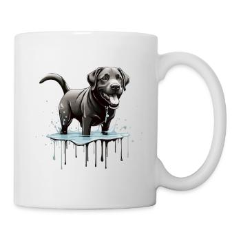 MIGNON LABRADOR NOIR - Mug blanc - blanc - Droite