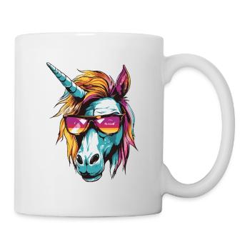 Unicorn Head Portrait - Mug - white - Right