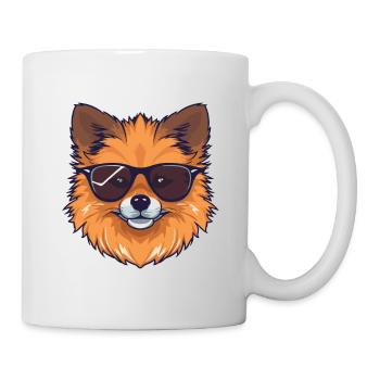 Pomeranian Dog Pomeranian Cool - Mug - white - Right