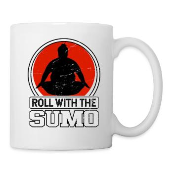 Roll with the Sumo - Mug - white - Right