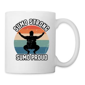 Sumo fort Sumo Fier - Mug blanc - blanc - Droite
