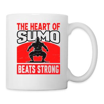 The Heart of Sumo beats strong - Mug - white - Right