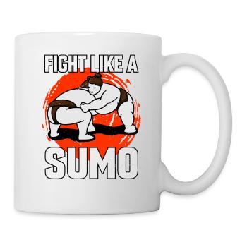 Fight like a Sumo - Mug - white - Right