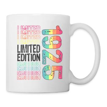 Limited Edition seit 1925 Geburtstag Vintage 1925 - Tasse - Weiß - Rechts