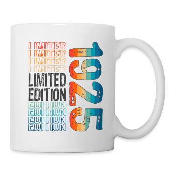 Limited Edition seit 1925 Geburtstag Vintage 1925 - Tasse - Weiß - Rechts