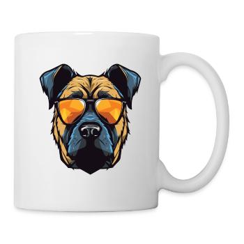 Kangal Hund Kopf Porträt Cool - Tasse - Weiß - Rechts
