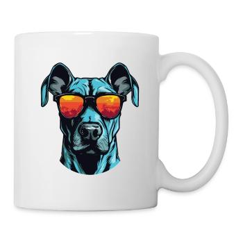 Great Dane Dog Head Portrait Cool - Mug - white - Right
