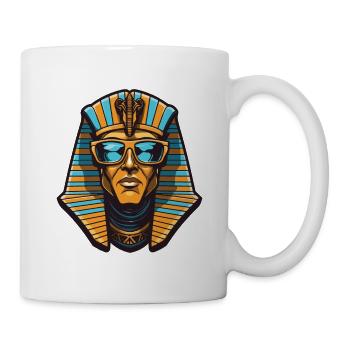 Crâne de pharaon Cool - Mug blanc - blanc - Droite