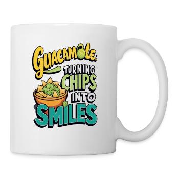 Amateur Guacamole Chips Tortillas Avocado - Mug - white - Right